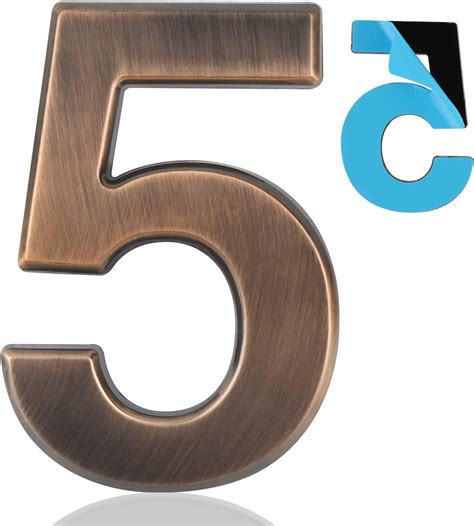 adhesive metal house numbers|large self adhesive house numbers.